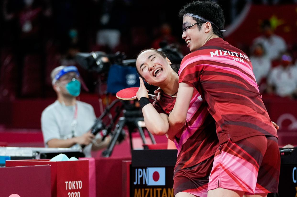 法国乒乓球队碾压波兰乒乓球队，水谷隼高光表现