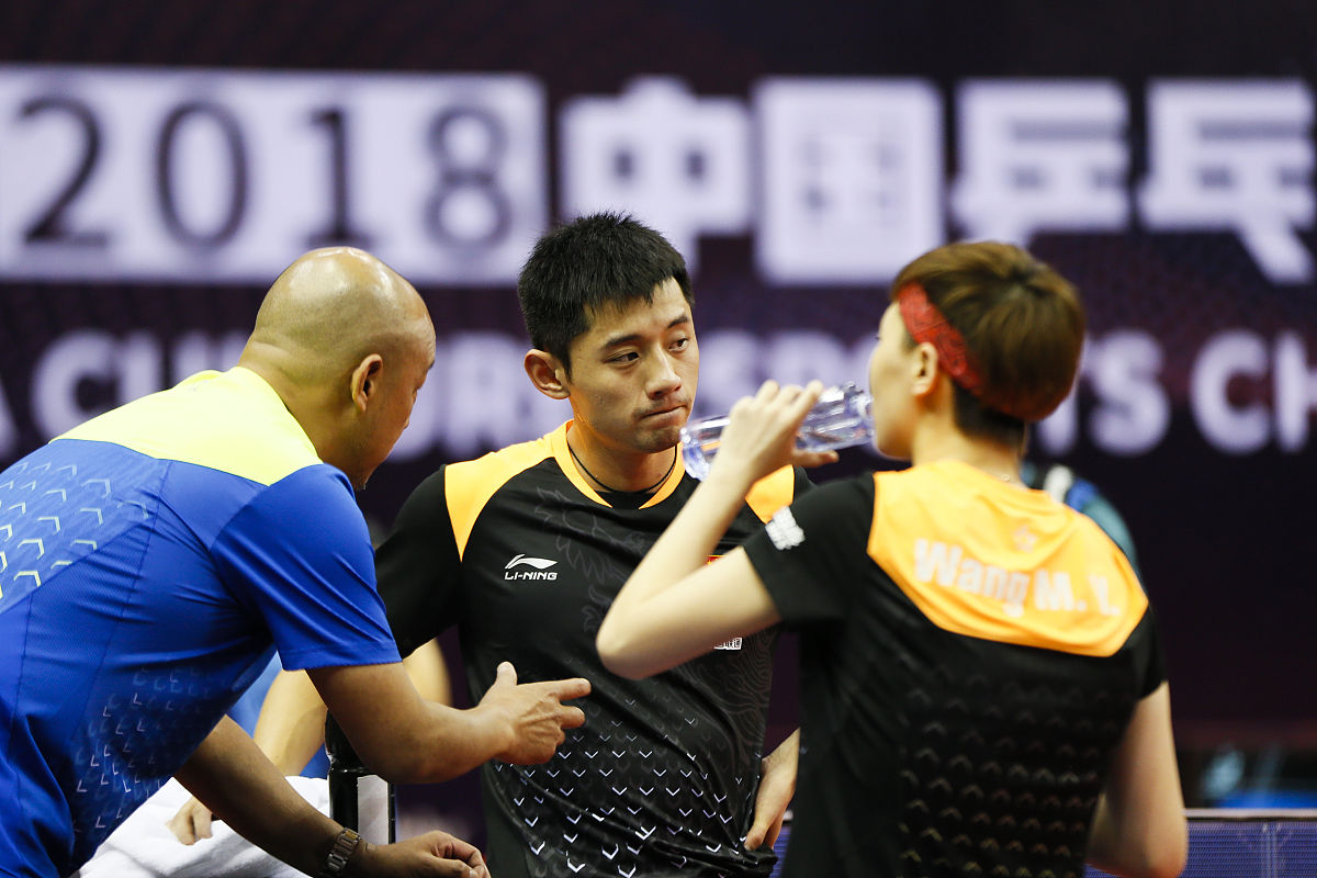 波兰乒乓球队逆转法国乒乓球队，张继科完成帽子戏法